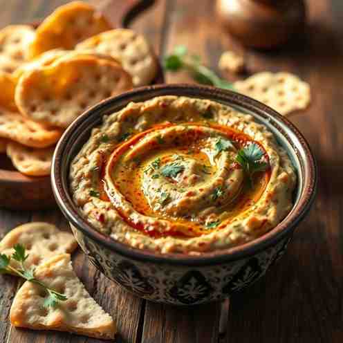 Easy Kashk-e Bademjan - Creamy Persian Eggplant Dip Recipe